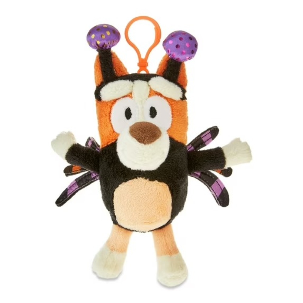 Bluey's Halloween Bingo Spider Costume Plush Backpack Clip‎